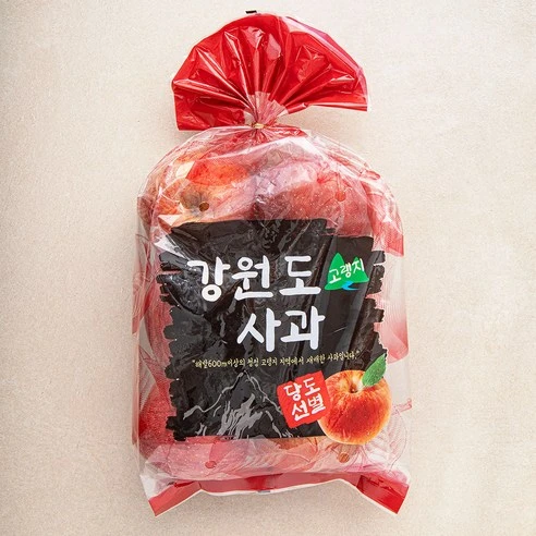 [ㅋㅍ]다조은 강원도 고랭지 당도선별 사과, 1.5kg(중과, ..., 1개( 9,900원, 39% 할인)