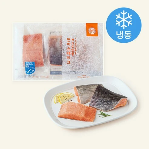 [ㅋㅍ]올바른 수산 냉동 연어 스테이크 (냉동), 350g, 1개, 350g × 1개( 7,680원, 23% 할인)