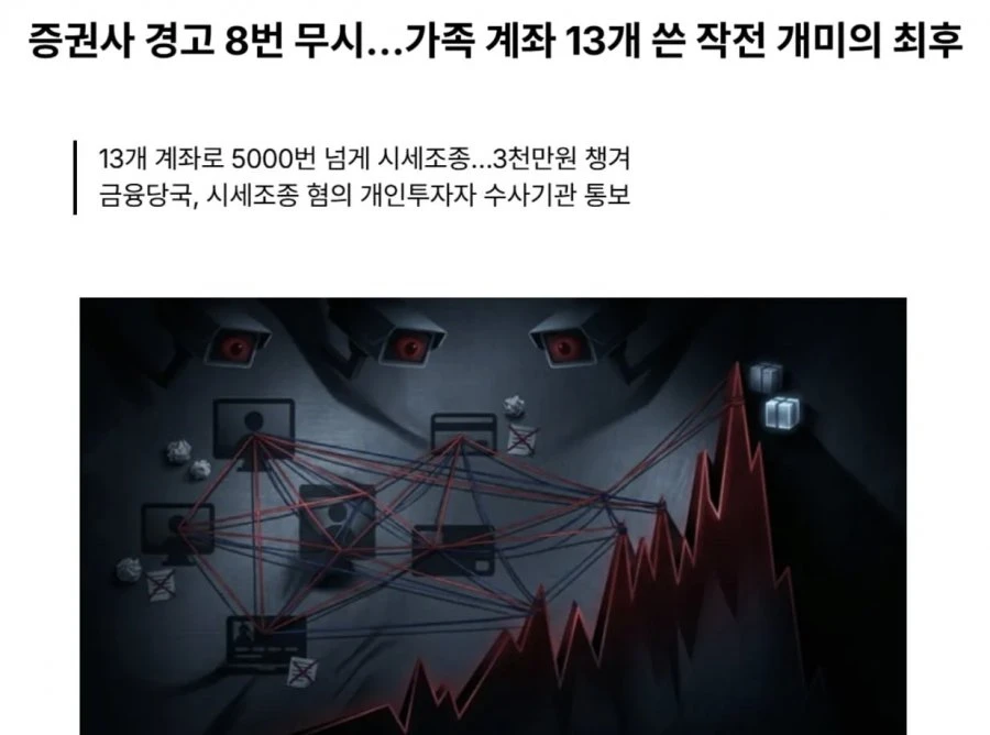 오늘자 멍청한 주가조작범 결말.jpg