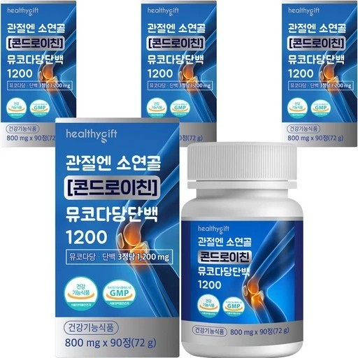 [ㅋㅍ]관절엔 소연골 콘드로이친 뮤코다당단백 1200 MSM 보스웰리아 추출물, 90정, 4개( 29,900원, 33% 할인)