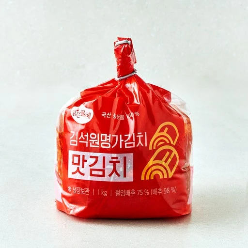 [ㅋㅍ]맑은물에 김석원 명가김치 맛김치, 1kg, 1개( 4,900원, 30% 할인)