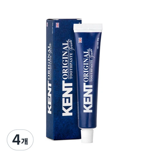 [ㅋㅍ]켄트 오리지널 프레쉬 치약, 60g, 4개( 6,930원, 27% 할인)