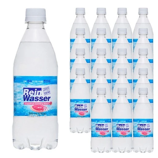 [ㅋㅍ]라인바싸 자몽 탄산수, 500ml, 20개( 11,500원, 30% 할인)