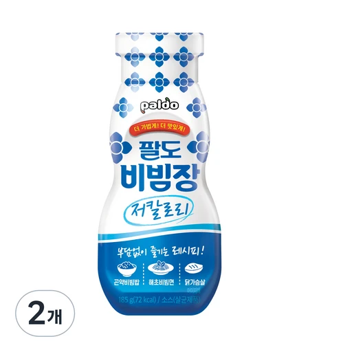 [ㅋㅍ]팔도 비빔장 저칼로리, 185g, 2개( 4,230원, 46% 할인)