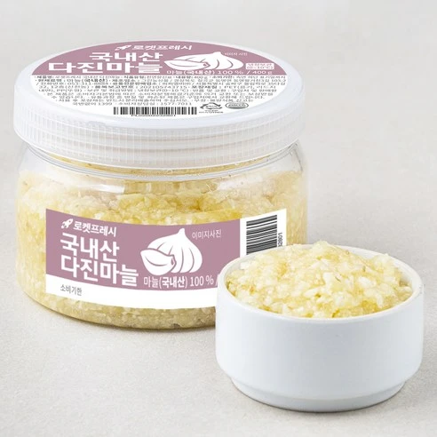 [ㅋㅍ]국내산 다진마늘, 400g, 1통( 6,380원, 29% 할인)