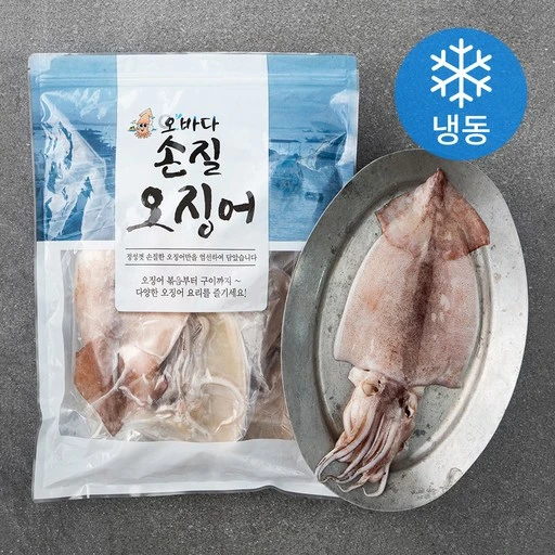 [ㅋㅍ]오바다 국내산 손질오징어 (냉동), 700g(5~6미), 1개( 15,990원, 19% 할인)