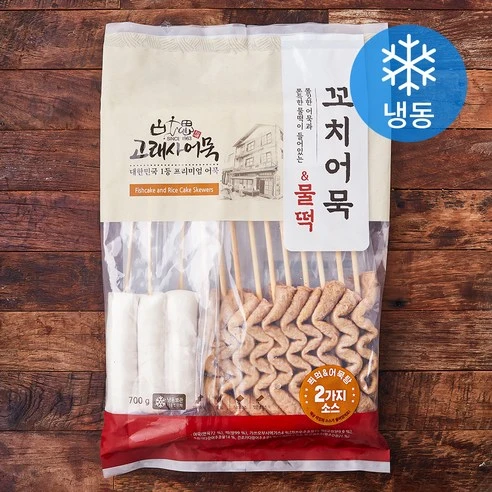 [ㅋㅍ]고래사어묵 꼬치어묵 & 물떡 (냉동), 700g, 1개( 8,890원, 25% 할인)