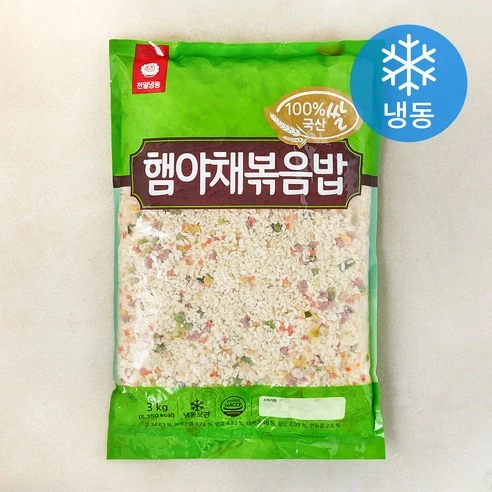 [ㅋㅍ]천일식품 햄야채 볶음밥 (냉동), 3kg, 1개, 3kg × 1개( 14,190원, 35% 할인)