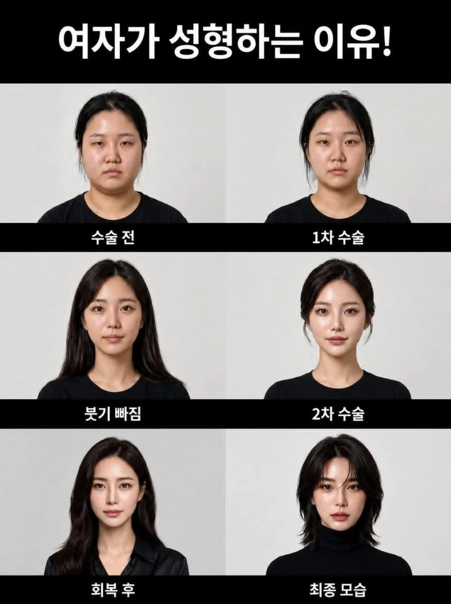 여자가 성형을 하는 이유 ㄷㄷ