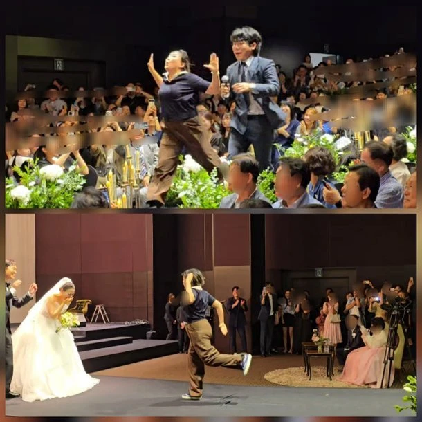 박은영 결혼식에서, 이수지 근황