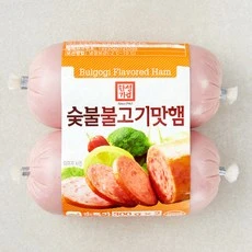 [ㅋㅍ]한성기업 숯불 불고기맛햄, 300g, 2개( 6,460원 )