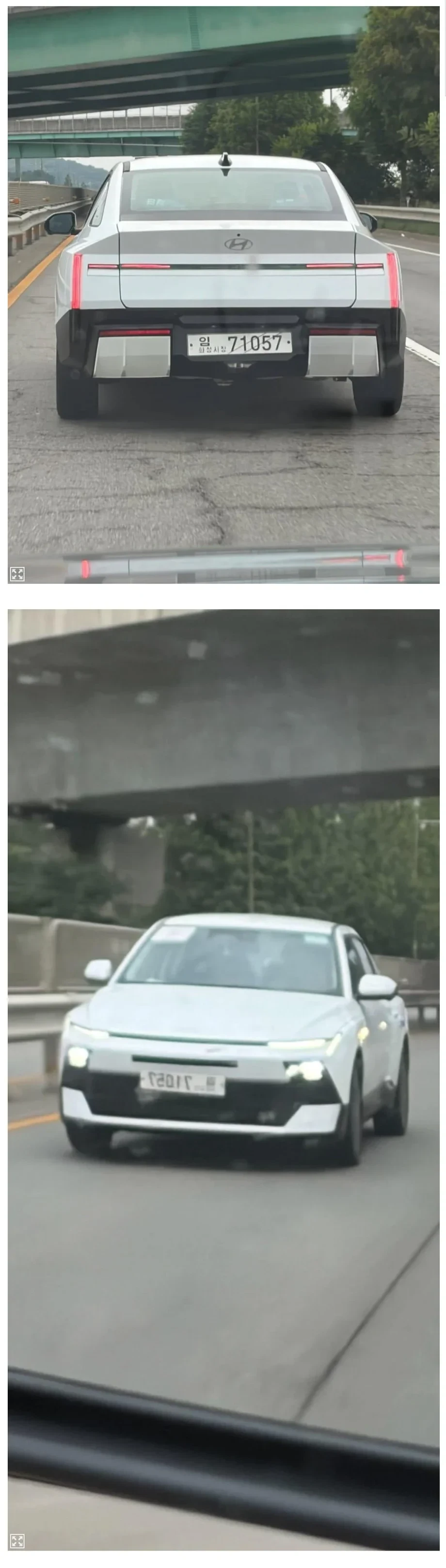 신형 아반떼 실물 방향지시등..gif
