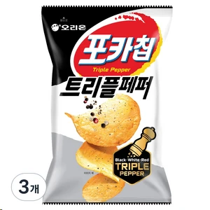 [ㅋㅍ]포카칩 트리플페퍼맛, 60g, 3개 ( 3780원 )