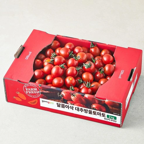 [ㅋㅍ]곰곰 달콤아삭 대추방울토마토, 2kg, 1개( 11,480원, 32% 할인)