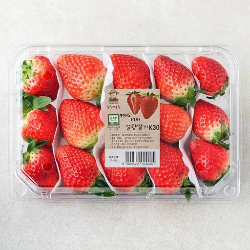[ㅋㅍ]광식이농장 GAP 타이벡 설향딸기 대과, 500g, 1팩( 5,750원, 31% 할인)