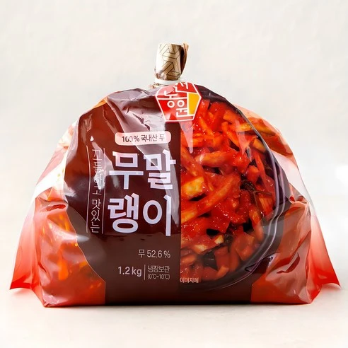 [ㅋㅍ]선농원 꼬들 무말랭이, 1.2kg, 1개, 1.2kg × 1개( 12,110원, 10% 할인)