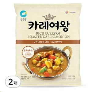 [ㅋㅍ]카레여왕 구운마늘&양파 분말카레, 108g, 2개 ( 4,930원 )