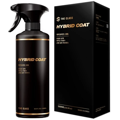 [ㅋㅍ]더클래스 하이브리드 코트 셀프 유리막 코팅제 세차용품, 500ml, 1개( 19,890원, 30% 할인)