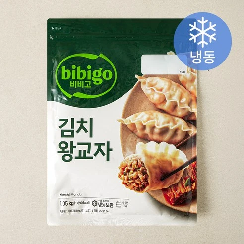 [ㅋㅍ]비비고 김치왕교자 (냉동), 1.05kg, 1개, 1.05kg × 1개( 8,980원, 12% 할인)