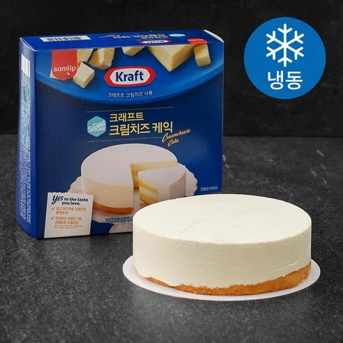 [ㅋㅍ]삼립 카페스노우 크래프트크림치즈케익 (냉동), 370g, 1개, 370g × 1개( 11,590원, 11% 할인)