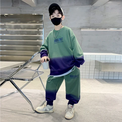 [ㅋㅍ]오렌지다몸 남아용 UINT 백날개배색 맨투맨 상하 세트( 23,860원, 34% 할인)