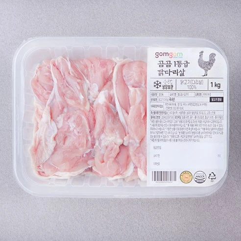 [ㅋㅍ]곰곰 1등급 닭다리살 (냉장), 1kg, 1개, 1kg × 1개( 14,160원, 20% 할인)