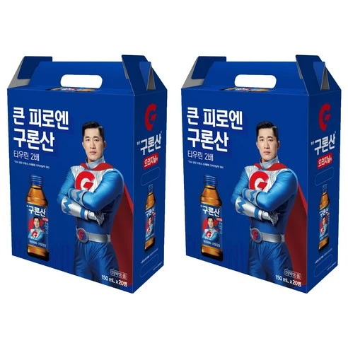 [ㅋㅍ]해태htb 영진 구론산 오리지날액 선물세트, 150ml, 40개, 150ml × 40개( 19,660원, 21% 할인)