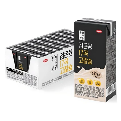 [ㅋㅍ]전두유 검은콩 17곡 고칼슘, 190ml, 24개( 7,900원, 18% 할인)