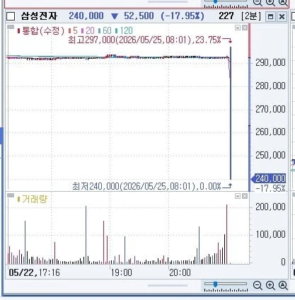 삼전 -17.95% 240,000