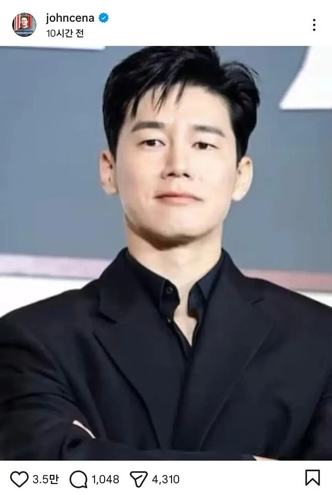 존 시나 공식 인스타 근황