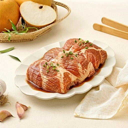 [ㅋㅍ]태광갈비 돼지 목살 칼집 양념 왕구이 돼지갈비맛, 250g, 2개( 15,900원, 43% 할인)