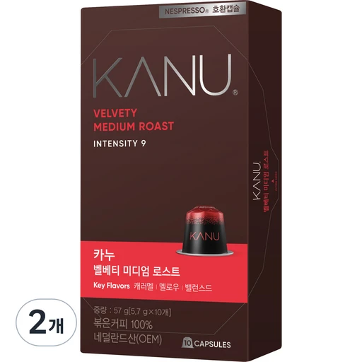 [ㅋㅍ]카누 벨베티 미디엄 로스트 네스프레소 호환 캡슐 커피( 9,180원, 21% 할인)