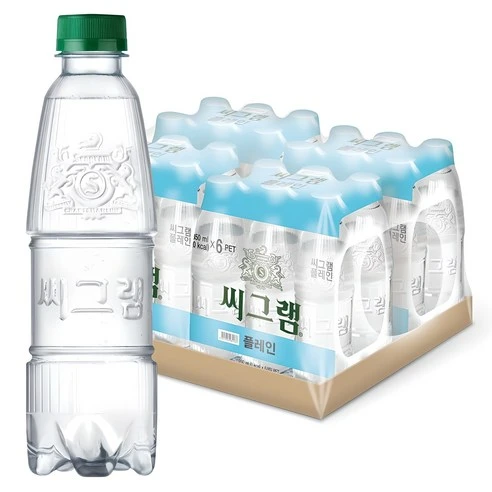 [ㅋㅍ]씨그램 플레인 무라벨, 350ml, 24개, 350ml × 24개( 9,790원, 15% 할인)