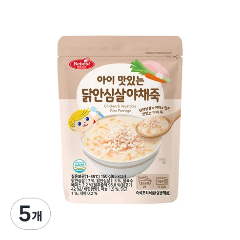 [ㅋㅍ]베베스트 아이 맛있는 닭안심살 야채죽( 9,950원, 32% 할인)
