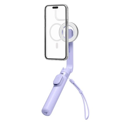 [ㅋㅍ]슈피겐 맥세이프 미니 블루투스 셀카봉 삼각대 원더스냅 맥핏, S571W(AMP07658), 라벤더, 1개( 25,900원, 38% 할인)
