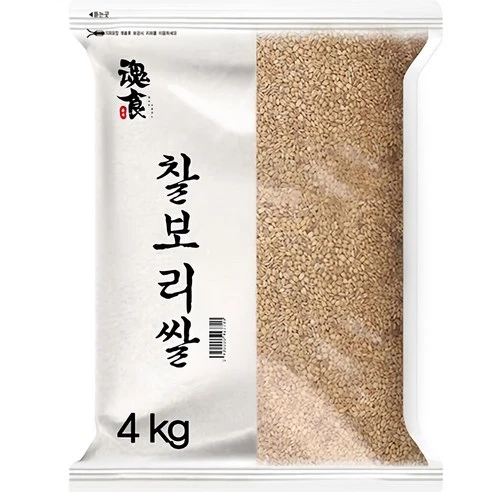 [ㅋㅍ]혼식 국산 찰보리쌀, 4kg, 1개( 9,500원, 34% 할인)