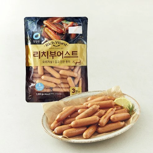 [ㅋㅍ]대상 리치부어스트, 1kg, 1개, 1kg × 1개( 14,280원, 16% 할인)