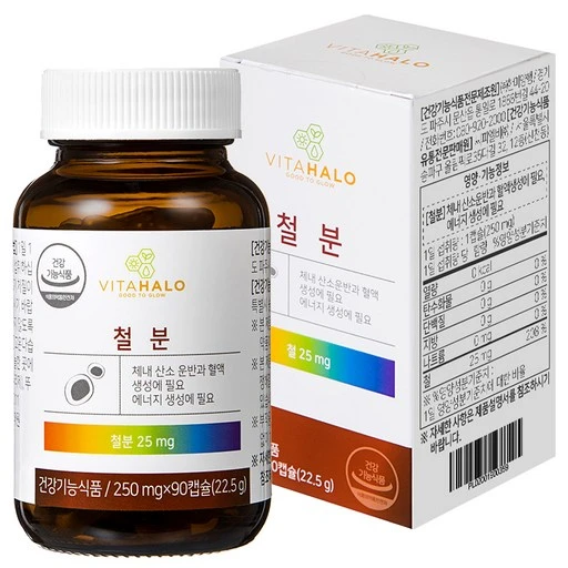 [ㅋㅍ]비타할로 철분, 90정, 1개( 7,570원, 31% 할인)
