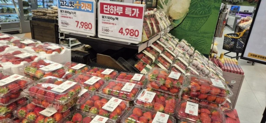 오늘 이마트 딸기 가격
