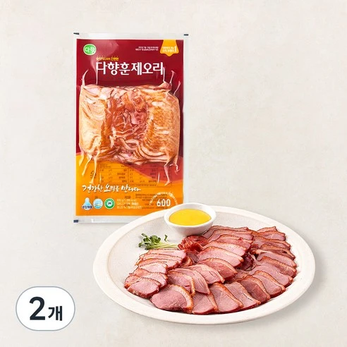 [ㅋㅍ]다향 훈제오리, 600g, 2개, 600g × 2개( 19,050원, 20% 할인)