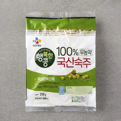 [ㅋㅍ]행복한콩 국내산 숙주, 250g, 1개( 1,870원, 32% 할인)