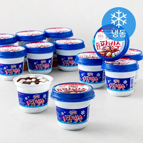 [ㅋㅍ]롯데웰푸드 찰떡 일품 팥빙수 (냉동), 240ml, 12개입, 1개( 18,400원, 13% 할인)