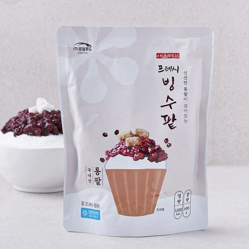 [ㅋㅍ]서울마님 프레시 국산 빙수팥, 600g, 1개입, 1개( 7,990원, 16% 할인)