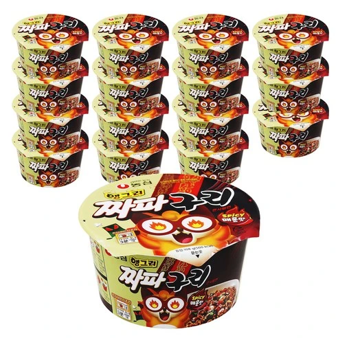 [ㅋㅍ]농심 앵그리 짜파구리 큰사발 컵라면, 3개( 4,200원, 76% 할인)