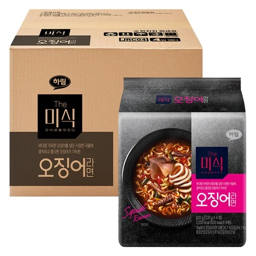 [ㅋㅍ]더미식 오징어라면 130g, 32개( 28,410원, 34% 할인)