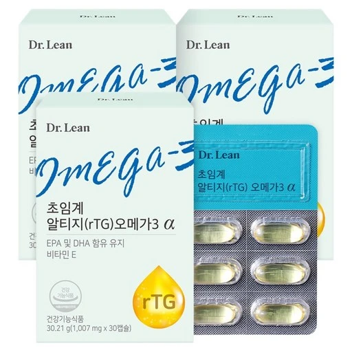 [ㅋㅍ]닥터린 초임계 알티지 오메가3 알파 30.21g, 30정, 3개( 19,940원, 30% 할인)