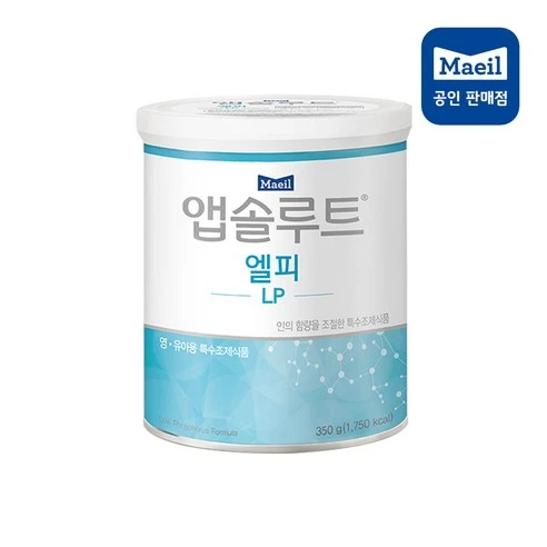 [ㅋㅍ]매일유업 앱솔루트 엘피 분유, 350g, 1개( 12,100원, 79% 할인)