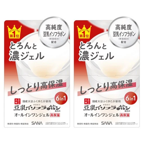 [ㅋㅍ]나메라카혼포 두유 이소플라본 함유 올인원 젤 고보습 타입, 100g, 2개( 14,170원, 20% 할인)