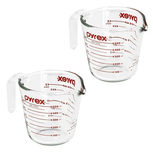 [ㅋㅍ]파이렉스 오리지널 계량컵, 투명, 500ml, 2개( 15,500원, 53% 할인)