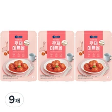 [ㅋㅍ]베베쿡 바르게 만든 로제미트볼, 200g, 9개( 29,010원, 25% 할인)